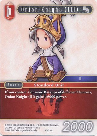 Final Fantasy Opus X 10-010 Onion Knight (III)