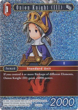 Final Fantasy Opus X 10-010 Onion Knight (III) Foil