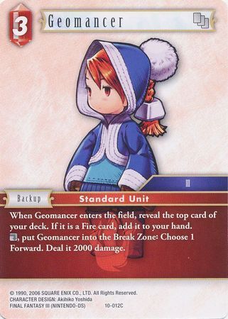 Final Fantasy Opus X 10-012 Geomancer