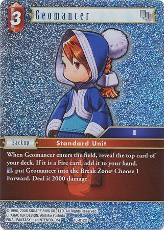 Final Fantasy Opus X 10-012 Geomancer Foil