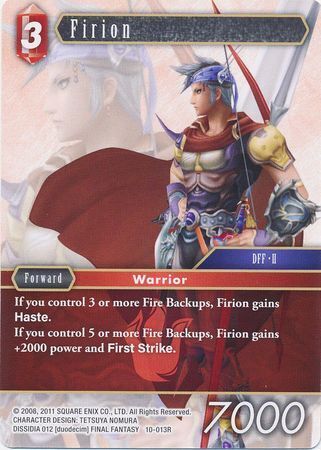 Final Fantasy Opus X 10-013 Firion