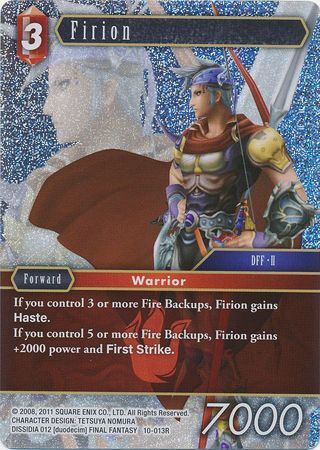Final Fantasy Opus X 10-013 Firion Foil