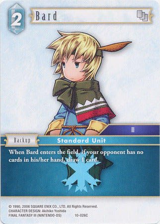 Final Fantasy Opus X 10-026 Bard