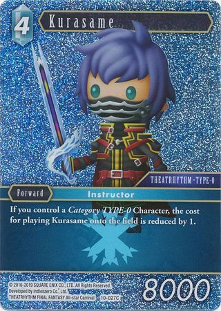 Final Fantasy Opus X 10-027 Kurasame Foil