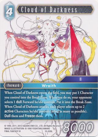 Final Fantasy Opus X 10-028 Cloud of Darkness