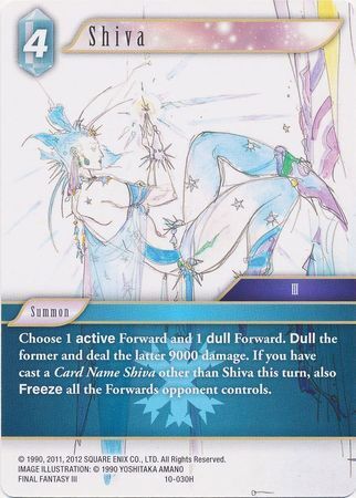 Final Fantasy Opus X 10-030 Shiva