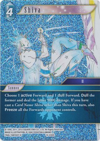 Final Fantasy Opus X 10-030 Shiva Foil