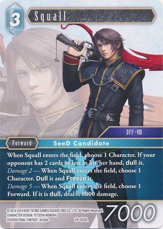 Final Fantasy Opus X 10-033 Squall