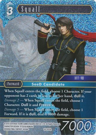 Final Fantasy Opus X 10-033 Squall Foil