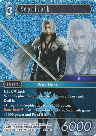 Final Fantasy Opus X 10-034 Sephiroth Foil