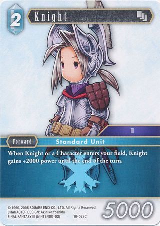 Final Fantasy Opus X 10-038 Knight