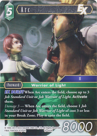 Final Fantasy Opus X 10-043 Arc