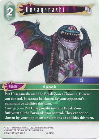 Final Fantasy Opus X 10-045 Unsaganashi