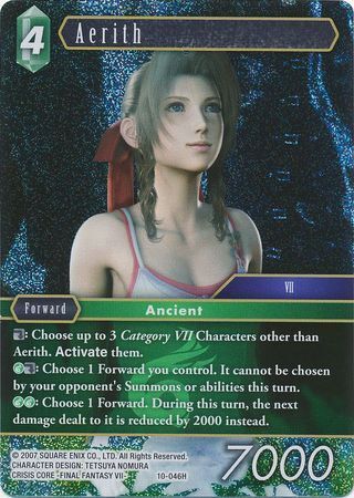 Final Fantasy Opus X 10-046 Aerith Foil