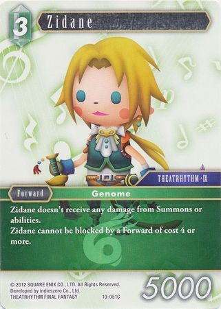 Final Fantasy Opus X 10-051 Zidane