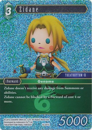 Final Fantasy Opus X 10-051 Zidane Foil