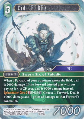 Final Fantasy Opus X 10-052 Cid (FFBE)