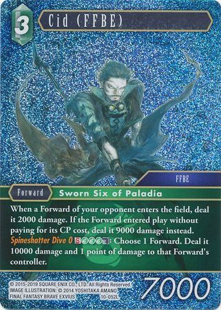 Final Fantasy Opus X 10-052 Cid (FFBE) Foil