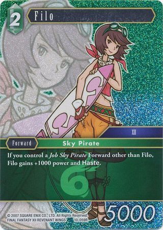 Final Fantasy Opus X 10-059 Filo Foil