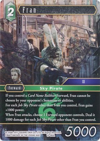 Final Fantasy Opus X 10-060 Fran