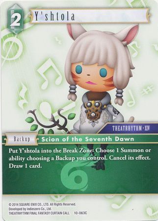 Final Fantasy Opus X 10-063 Y'shtola