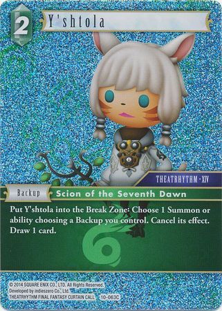Final Fantasy Opus X 10-063 Y'shtola Foil