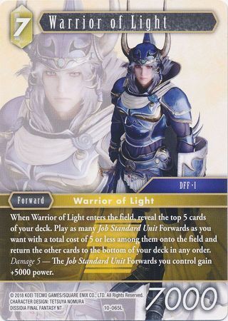 Final Fantasy Opus X 10-065 Warrior of Light