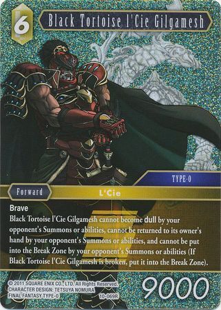 Final Fantasy Opus X 10-069 Black Tortoise l'Cie Gilgamesh Foil