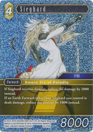Final Fantasy Opus X 10-070 Sieghard Foil