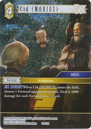 Final Fantasy Opus X 10-071 Cid (MOBIUS) Foil