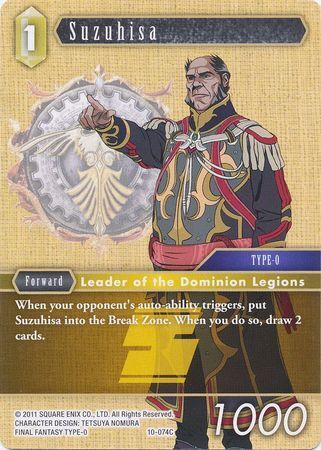Final Fantasy Opus X 10-074 Suzuhisa