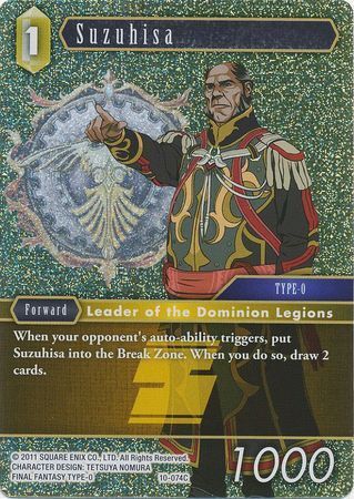 Final Fantasy Opus X 10-074 Suzuhisa Foil