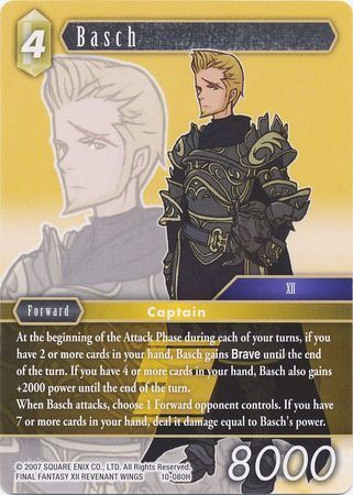 Final Fantasy Opus X 10-080 Basch