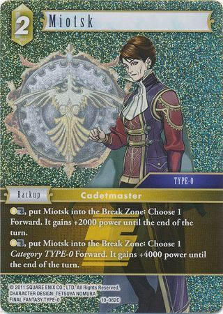 Final Fantasy Opus X 10-082 Miotsk Foil