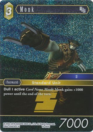 Final Fantasy Opus X 10-084 Monk Foil