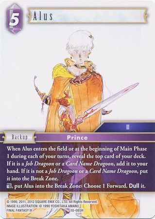 Final Fantasy Opus X 10-085 Alus