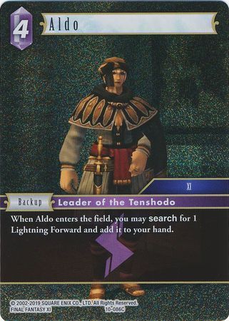 Final Fantasy Opus X 10-086 Aldo Foil