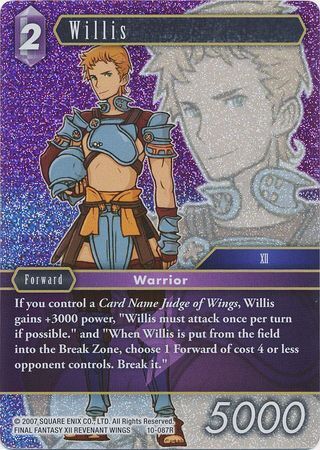Final Fantasy Opus X 10-087 Willis Foil