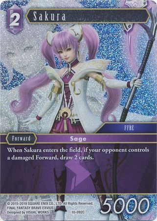 Final Fantasy Opus X 10-092 Sakura Foil