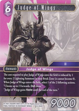 Final Fantasy Opus X 10-094 Judge of Wings