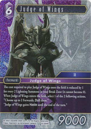 Final Fantasy Opus X 10-094 Judge of Wings Foil