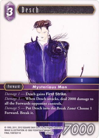 Final Fantasy Opus X 10-095 Desch