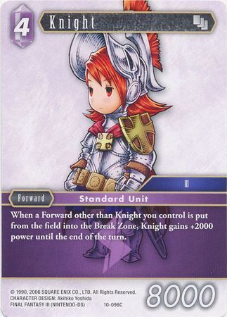 Final Fantasy Opus X 10-096 Knight