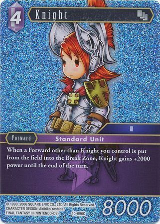 Final Fantasy Opus X 10-096 Knight Foil