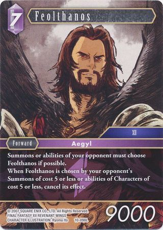 Final Fantasy Opus X 10-098 Feolthanos