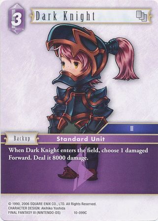 Final Fantasy Opus X 10-099 Dark Knight