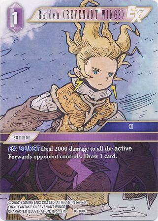 Final Fantasy Opus X 10-100 Raiden (REVENANT WINGS)