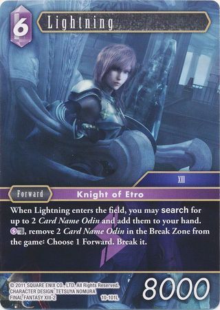 Final Fantasy Opus X 10-101 Lightning