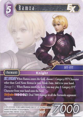 Final Fantasy Opus X 10-103 Ramza
