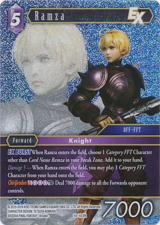 Final Fantasy Opus X 10-103 Ramza Foil